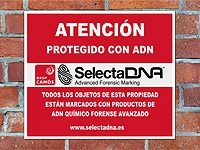 SelectaDNA Cartel de Advertencia (20x17cm)